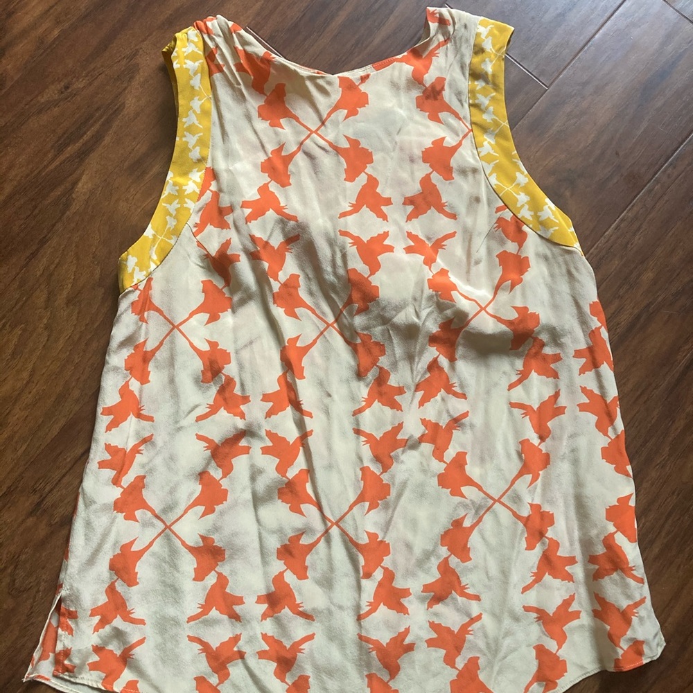 Anthropologie Silk Blouse by Charlotte Size 2 NWT